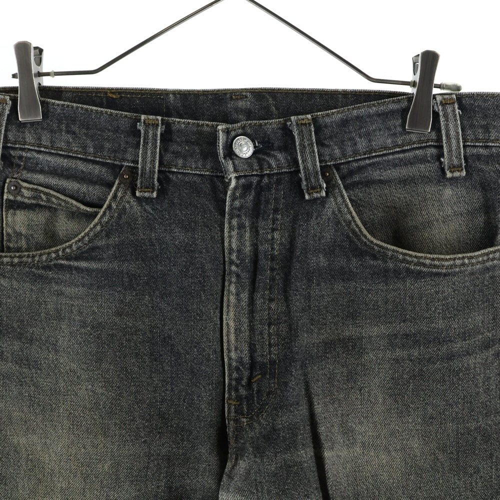 Levi's(リーバイス) 90S 517 スモールe ボタン裏刻印515 先染め USA製 ボタンフライ ブーツカット デニムパンツ ブラック
