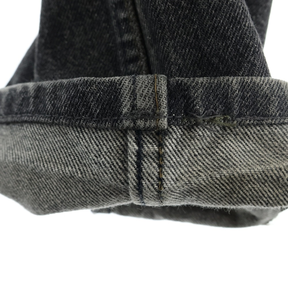 Levi's(リーバイス) 90S 517 スモールe ボタン裏刻印515 先染め USA製 ボタンフライ ブーツカット デニムパンツ ブラック