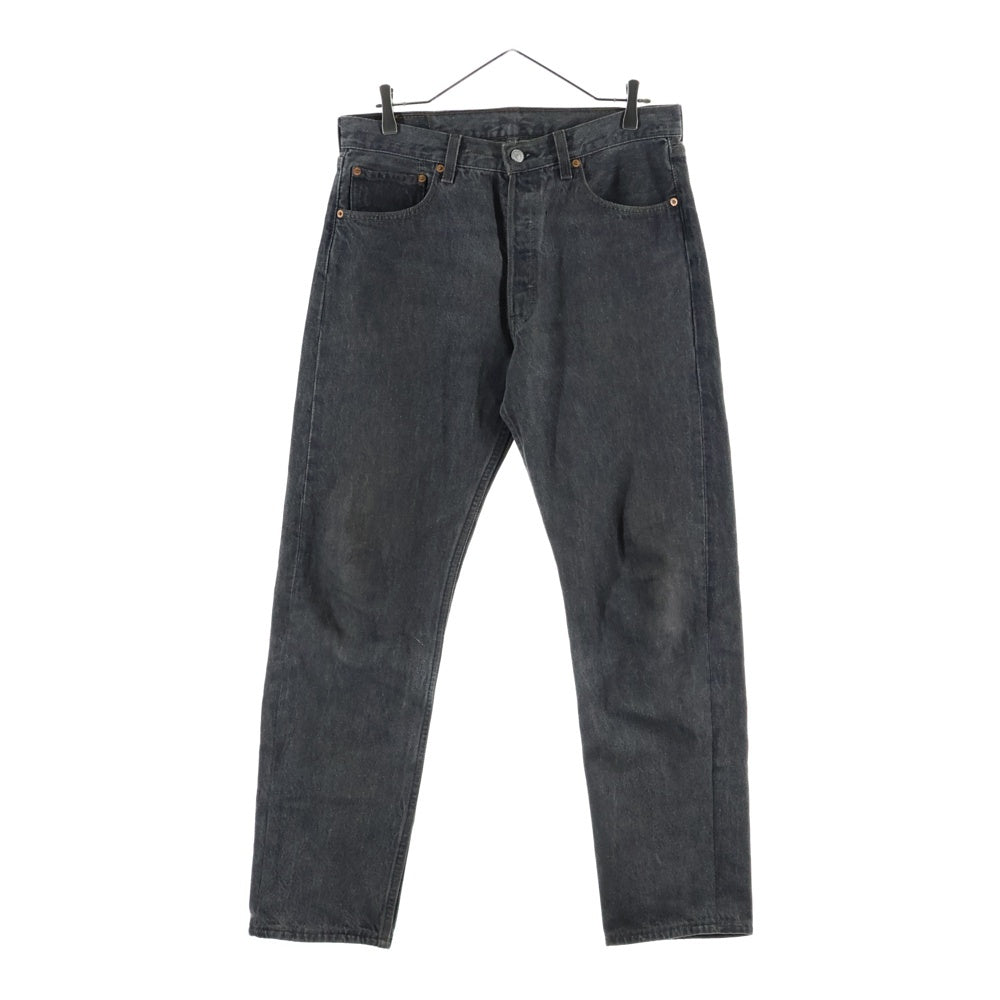 Levi's リーバイス 90S 501 スモールe 先染め USA製 ボタンフライ デニムパンツ ブラック Levi's(リーバイス) 90S 501 スモールe 先染め USA製 ボタンフライ