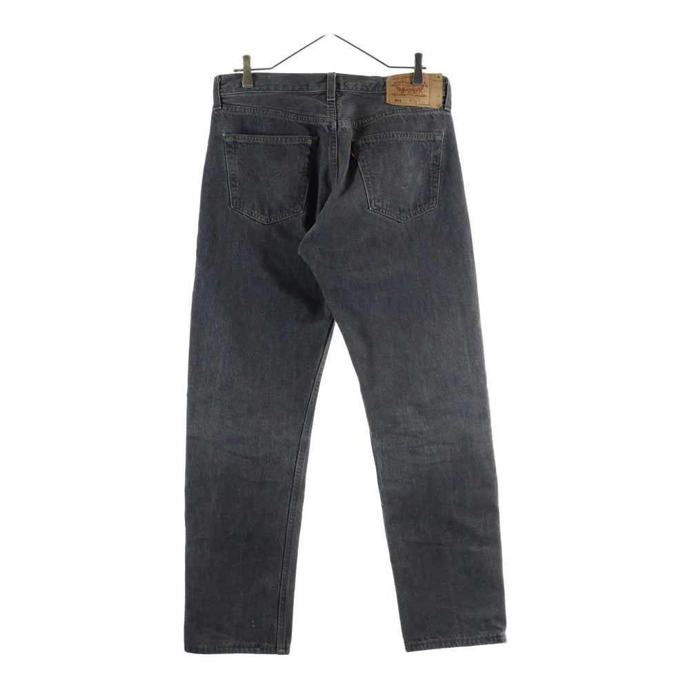 Levi's(リーバイス) 90S 501 スモールe 先染め USA製 ボタンフライ デニムパンツ ブラック