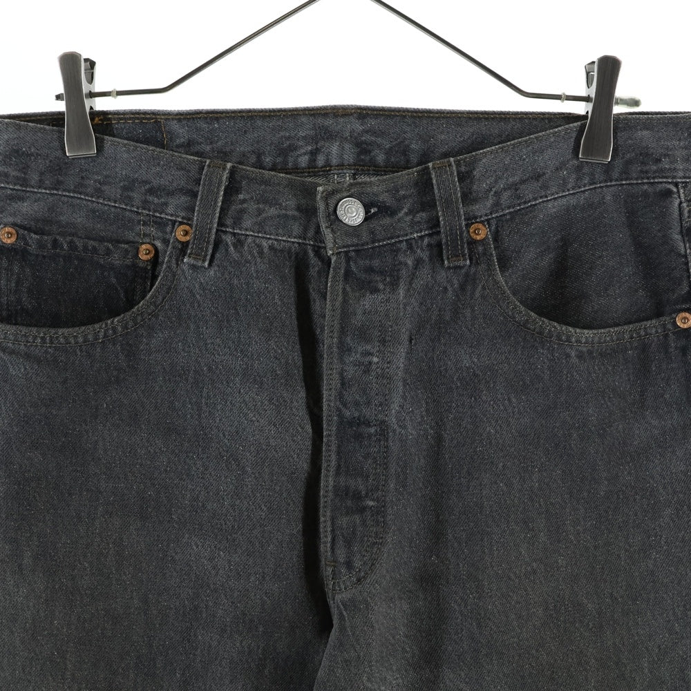 Levi's リーバイス 90S 501 スモールe 先染め USA製 ボタンフライ デニムパンツ ブラック Levi's(リーバイス) 90S 501 スモールe 先染め USA製 ボタンフライ