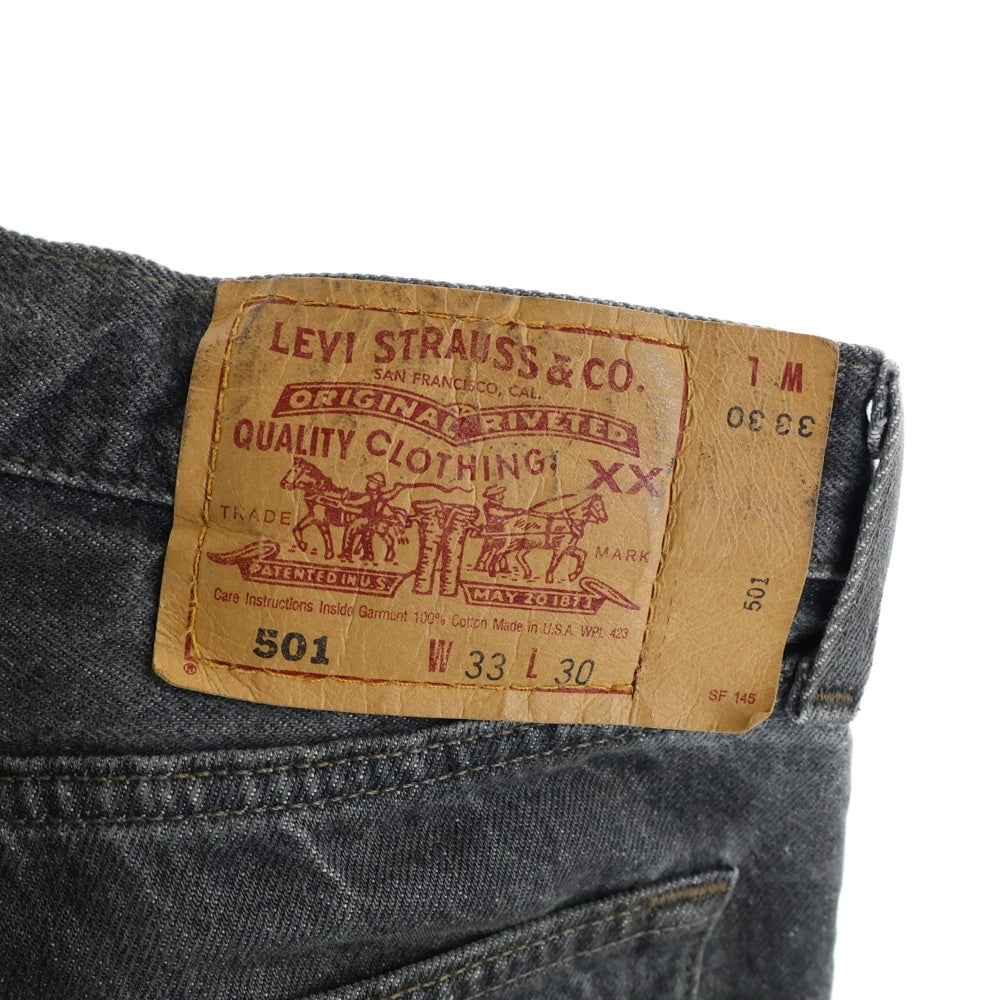 Levi's(リーバイス) 90S 501 スモールe 先染め USA製 ボタンフライ