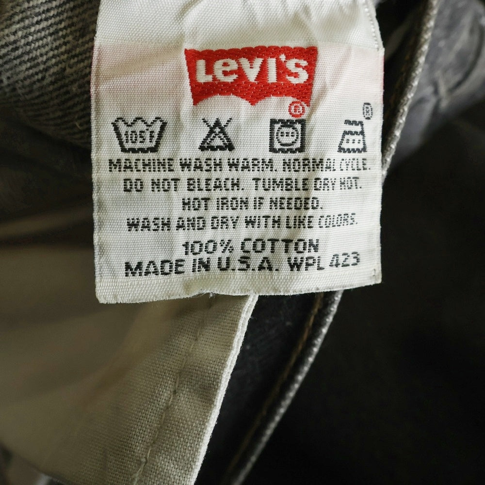 Levi's(リーバイス) 90S 501 スモールe 先染め USA製 ボタンフライ