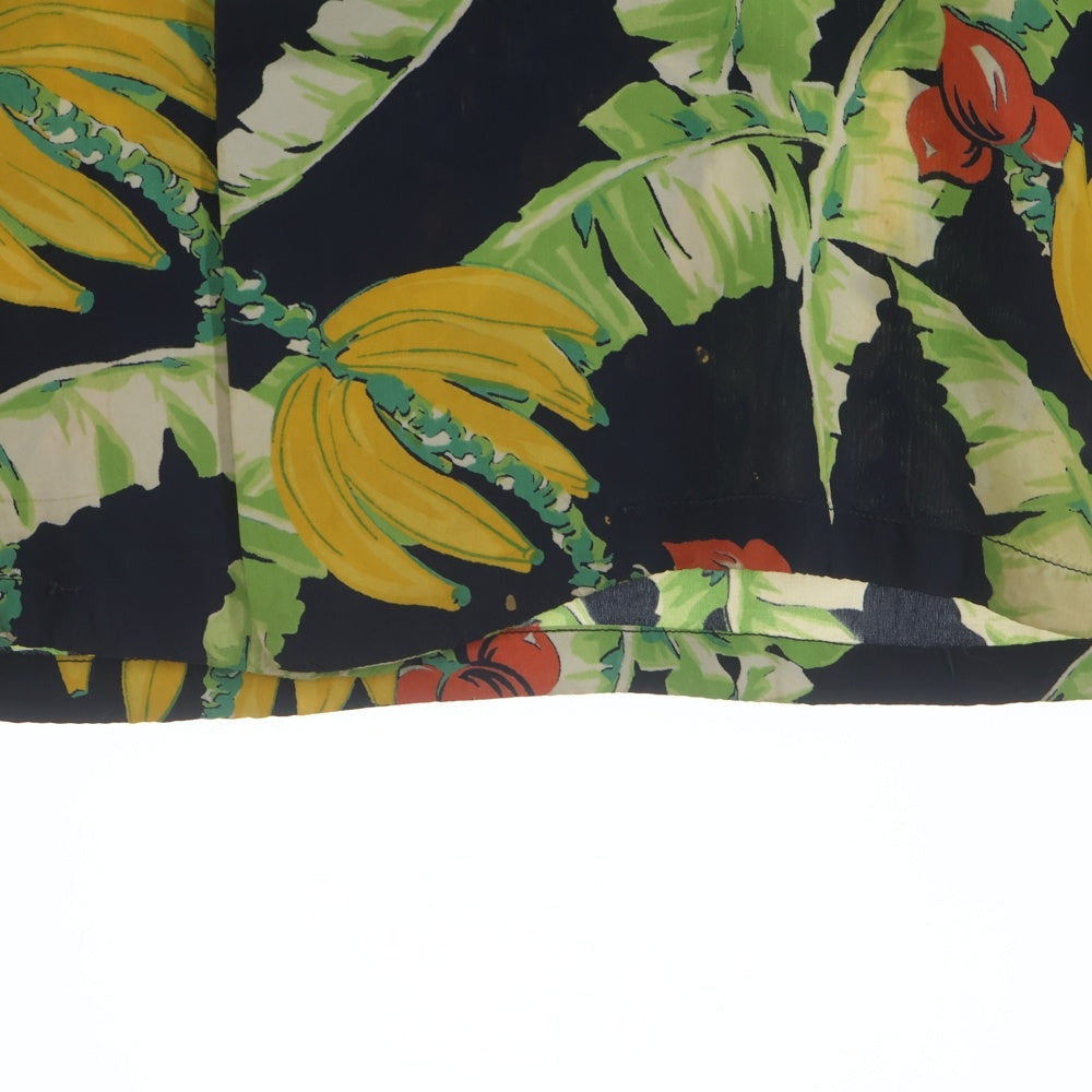 VINTAGE(ヴィンテージ) 50S MALIHINI BANANA LEAF ALOHA SHIRT バナナリーフ 半袖アロハシャツ マルチカラー