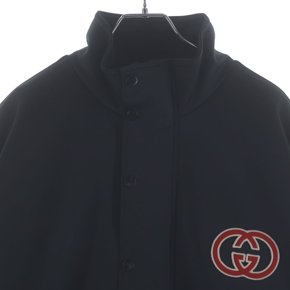 GUCCI(グッチ) ウェブストライプ ライトネオプレン ジップアップ トラック ジャケット 706437