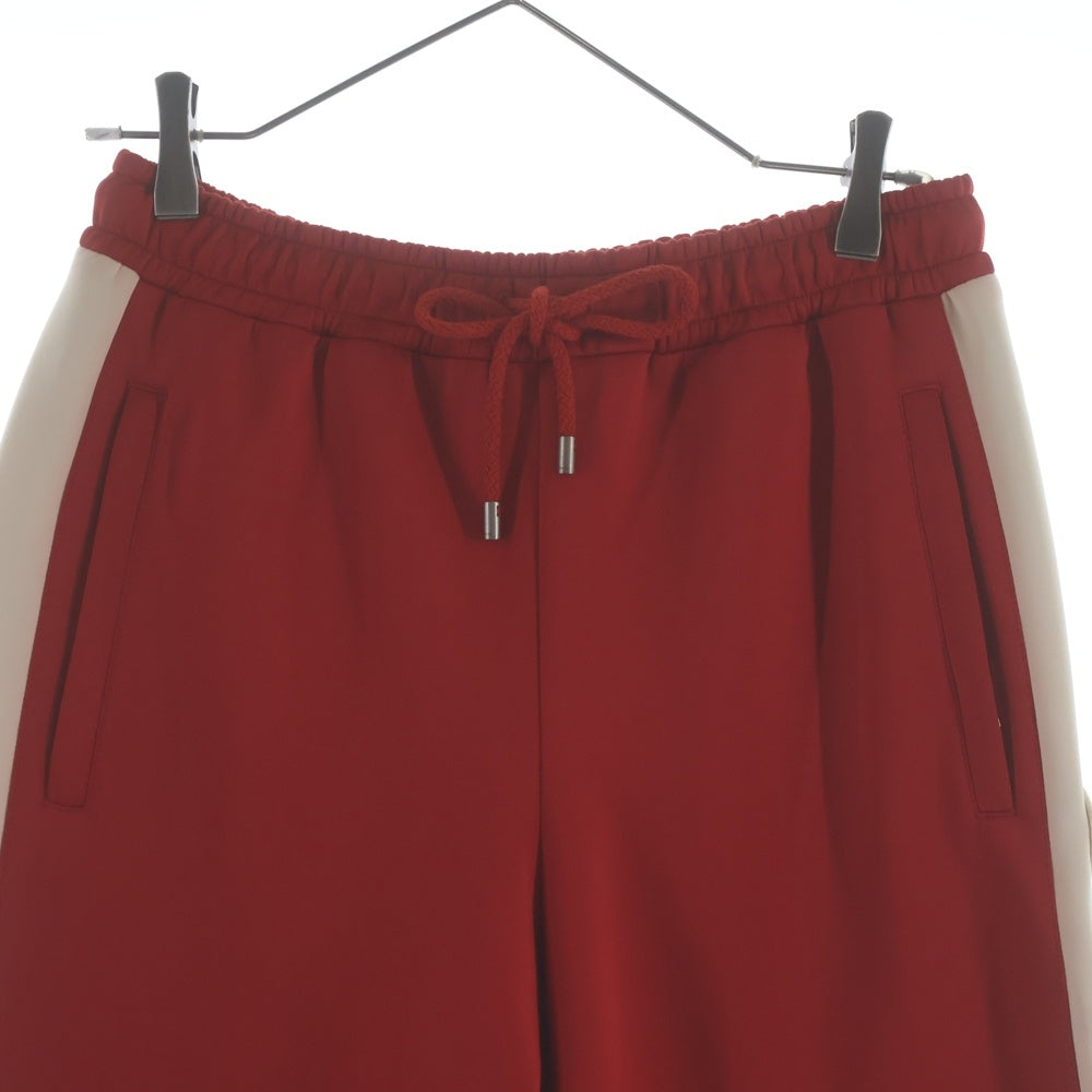 GUCCI(グッチ) Neoprene Track Webbed Pant サイドロゴ トラックパンツ レッド 715190