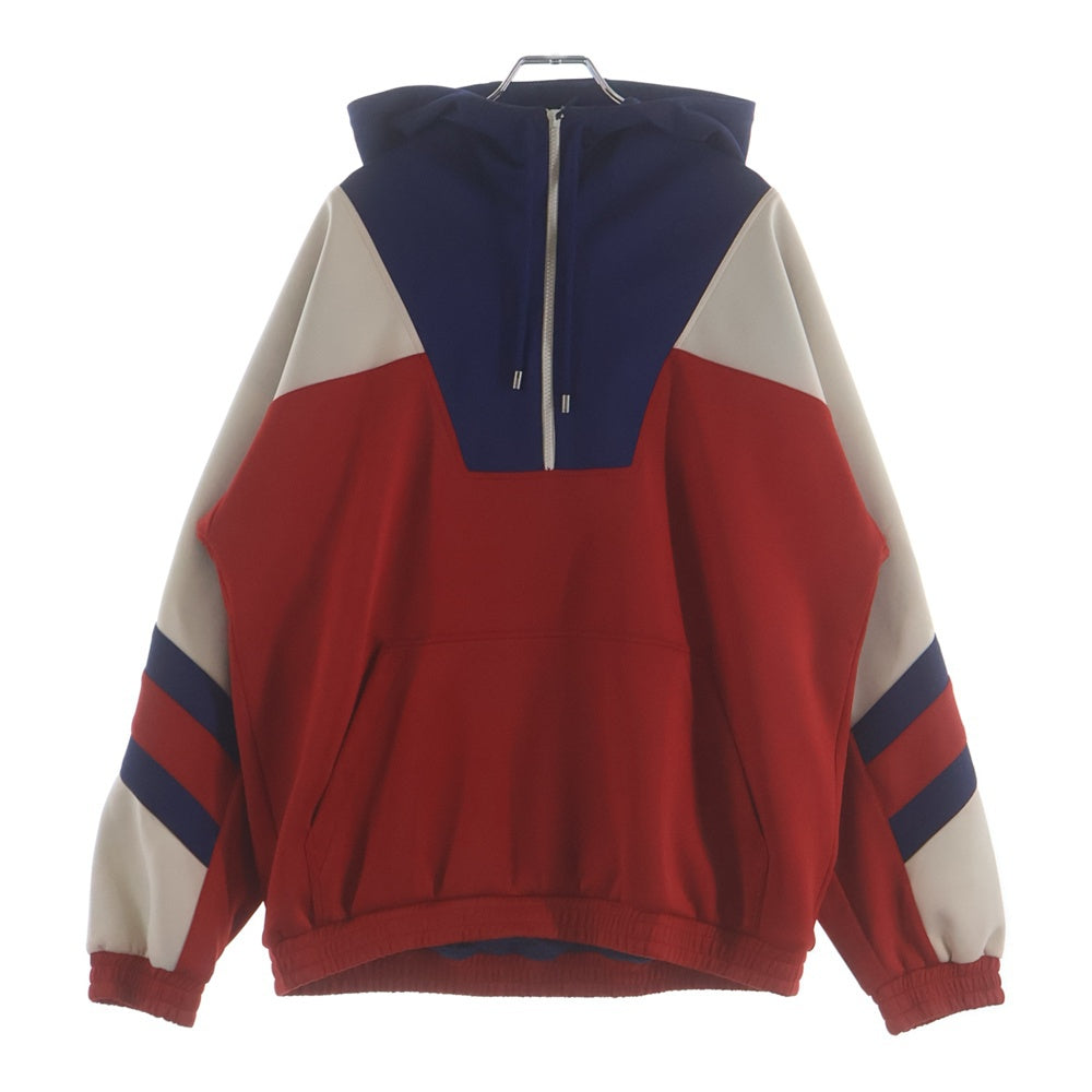 GUCCI(グッチ) Neoprene Half-Zip Webbed Jacket 706413 ナポレオン ハーフジップ ジャケット マルチカラー