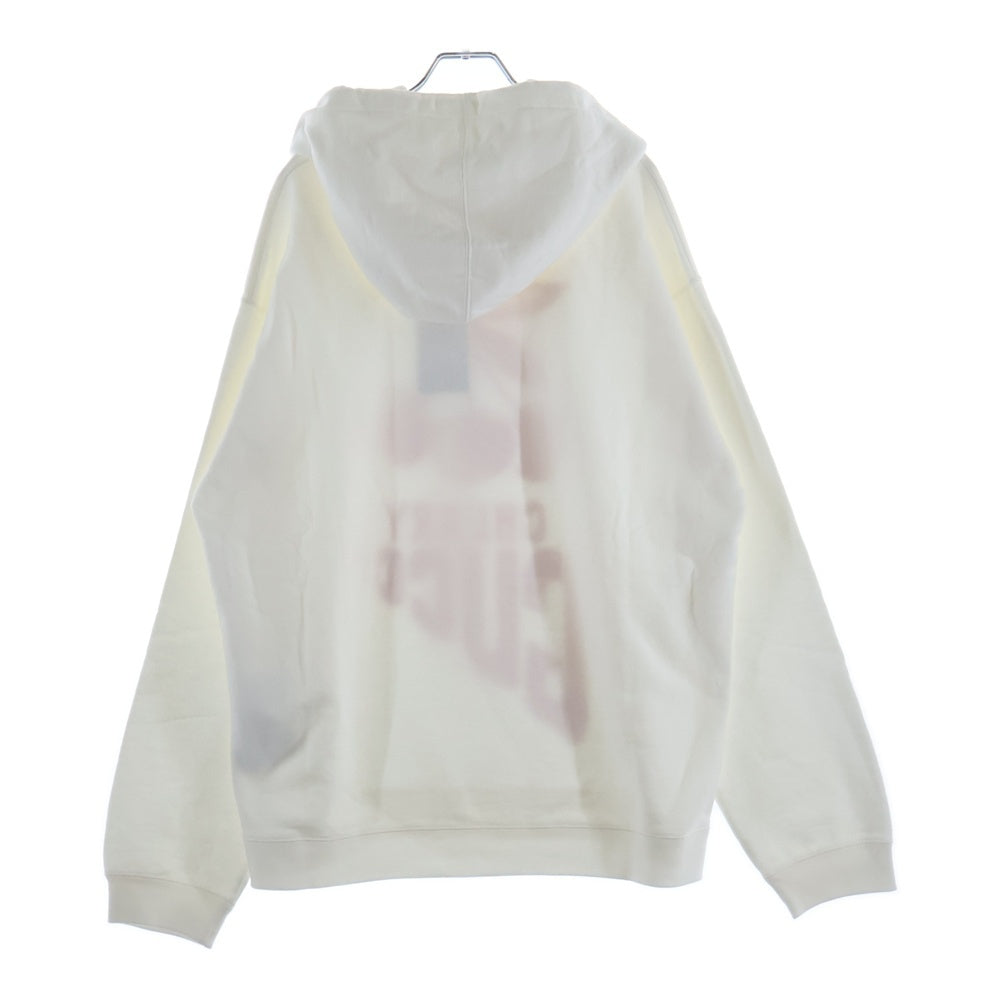GUCCI(グッチ) CHERRY HOODIE 681220 チェリープリント プルオーバーパーカー ホワイト フーディ-