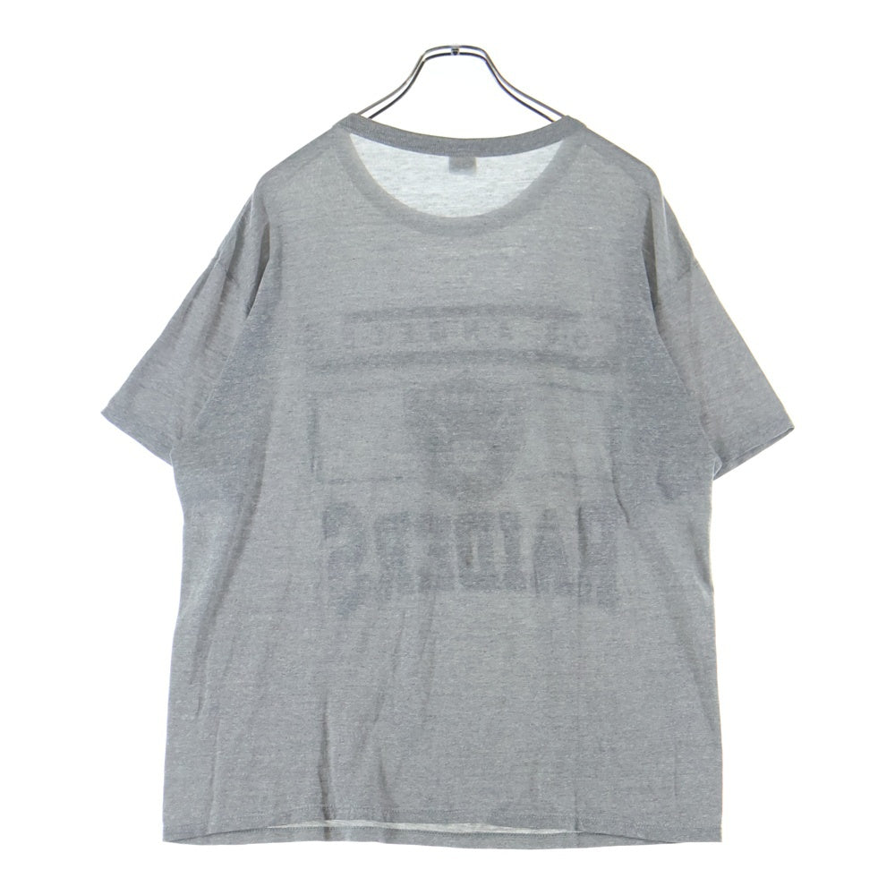 CHAMPION(チャンピオン) 80S RAIDERS PRINT TEE ライダース プリント 半袖カットソーTシャツ グレー