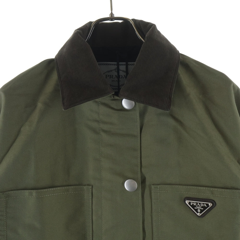 PRADA(プラダ) COVER ALL JACKET カバーオール ジャケット カーキ 292103 レディース