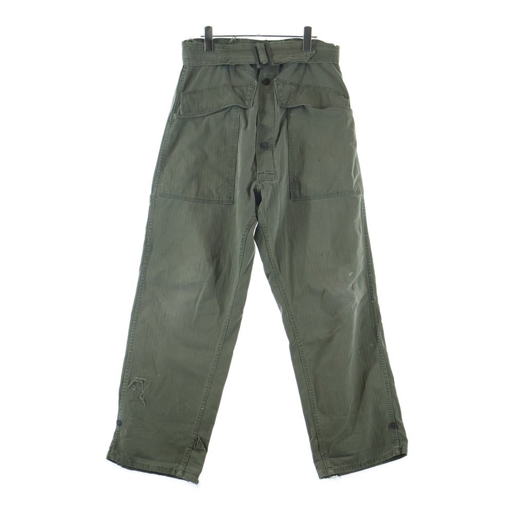 MILITARY(ミリタリー) 40S U.S.ARMY M-43 REMAKE HERRINGBONE PANTS 13スター リメイク ヘリンボーンパンツ カーキ