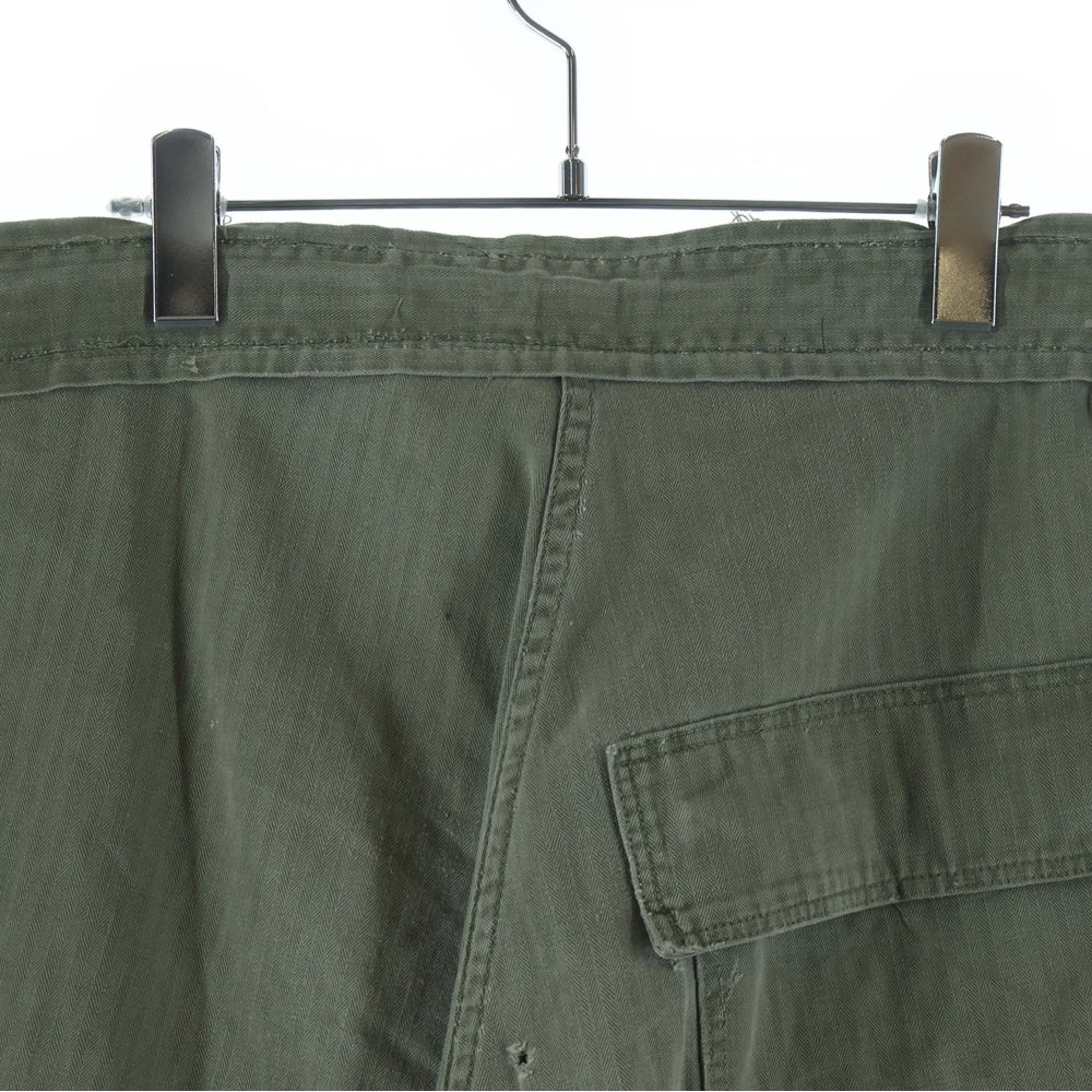 MILITARY(ミリタリー) 40S U.S.ARMY M-43 REMAKE HERRINGBONE PANTS 13スター リメイク ヘリンボーンパンツ カーキ