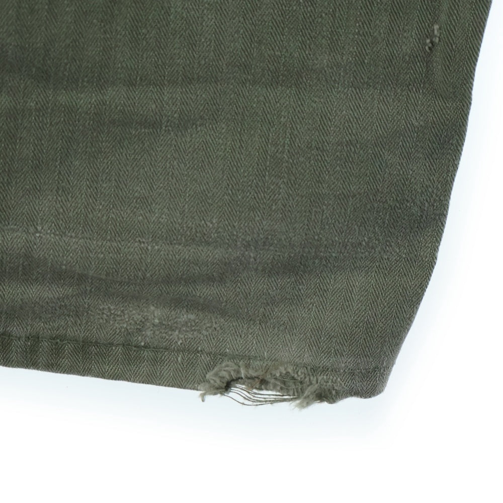 MILITARY(ミリタリー) 40S U.S.ARMY M-43 REMAKE HERRINGBONE PANTS 13スター リメイク ヘリンボーンパンツ カーキ