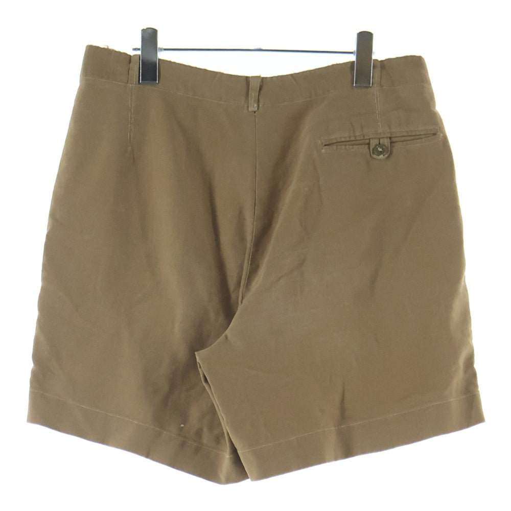 VINTAGE(ヴィンテージ) 30-40 U.S. ARMY CHINO SHORTS 初期型 尿素ボタン アーミー 片ポケ ツータック チノ ショーツ ベージュ