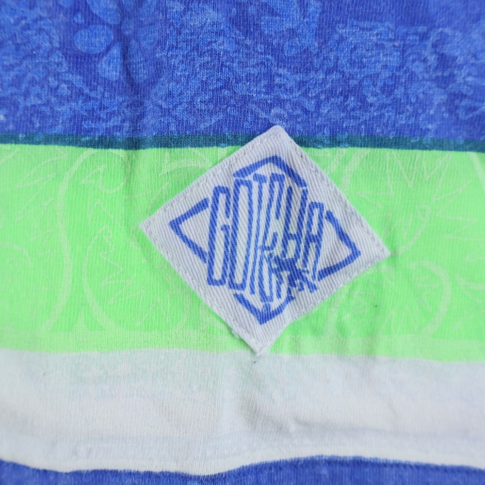 VINTAGE(ヴィンテージ) 80-90S GOTCHA BORDER TEE ガッチャ ボーダー 半袖Tシャツ ホワイト/ブルー