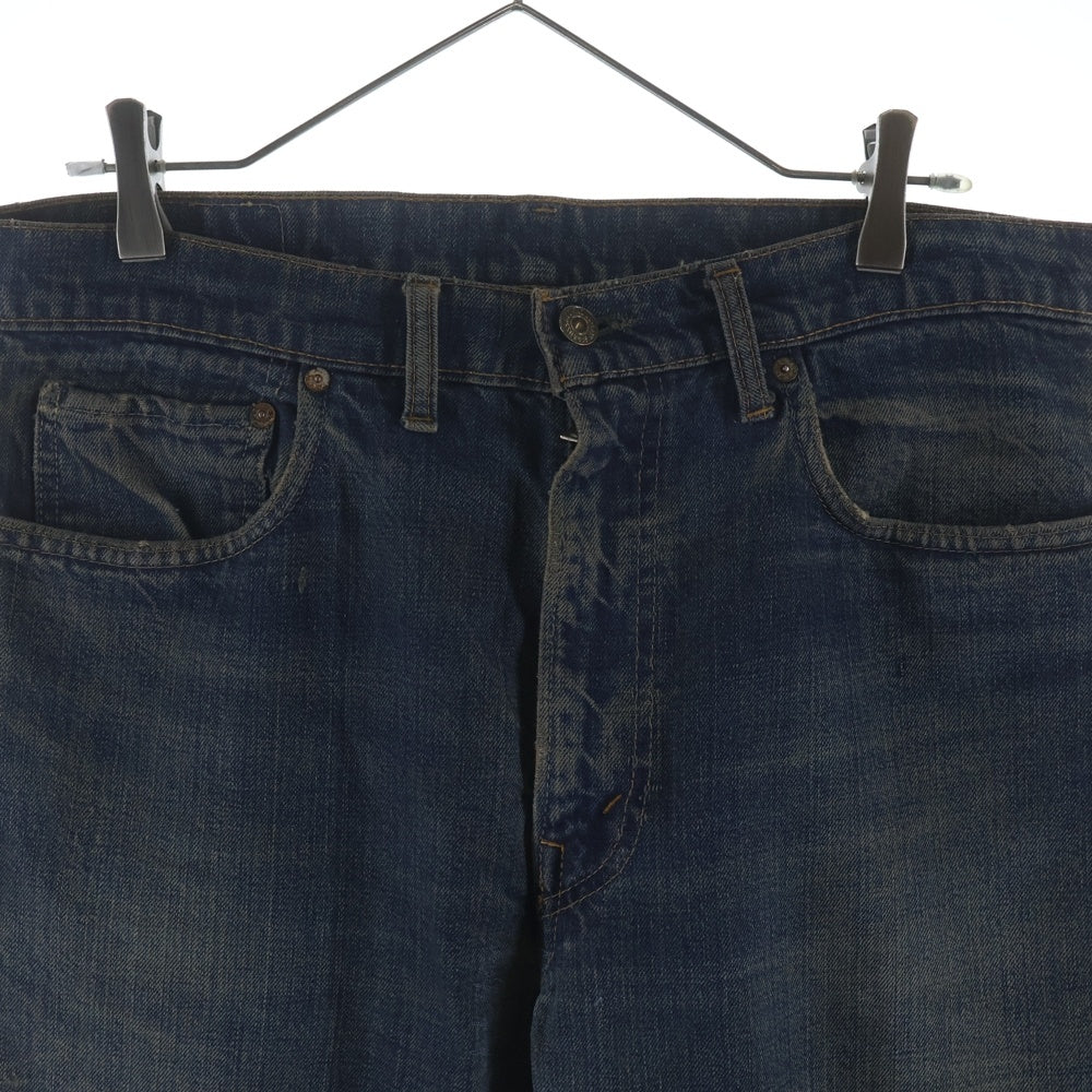 Levi's(リーバイス) 60S VINTAGE 505 BIG E ボタン裏刻印16 SCOVILL ZIP 耳付き ジップフライデニムパンツ インディゴ