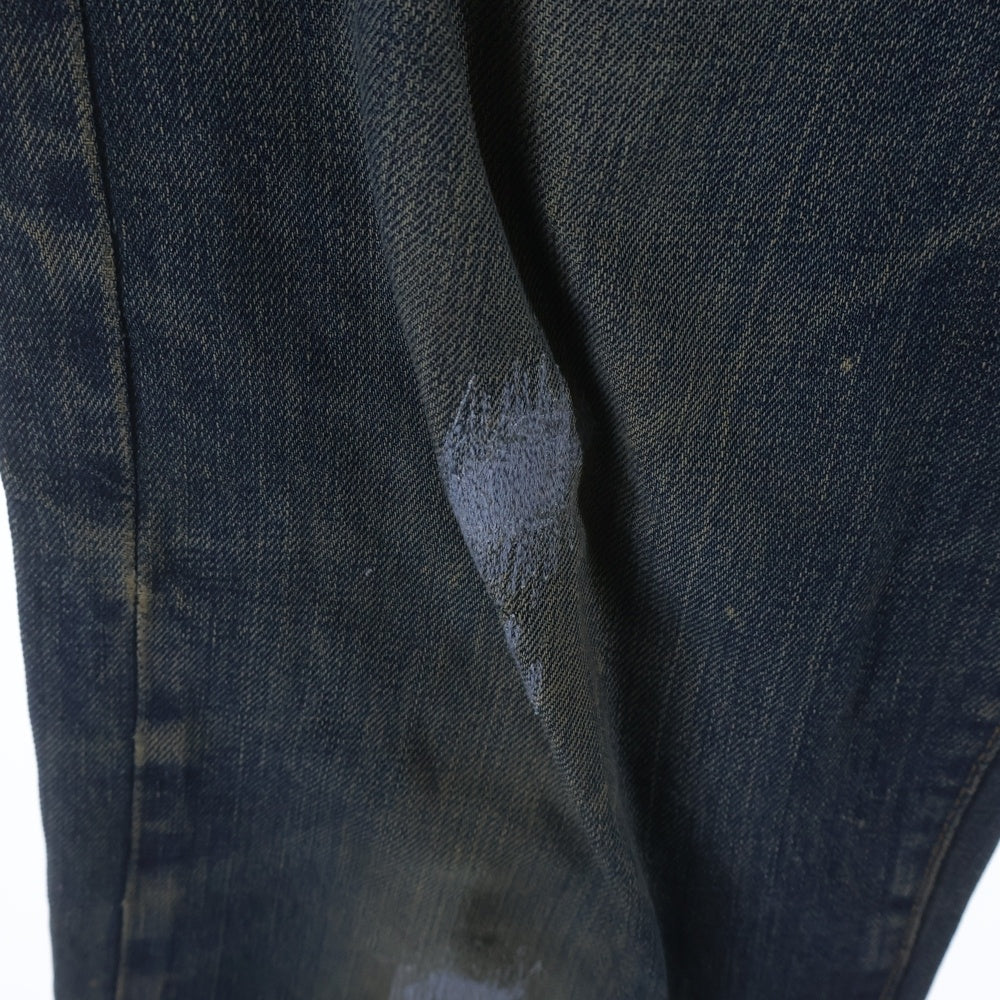 Levi's(リーバイス) 60S VINTAGE 505 BIG E ボタン裏刻印16 SCOVILL ZIP 耳付き ジップフライデニムパンツ インディゴ