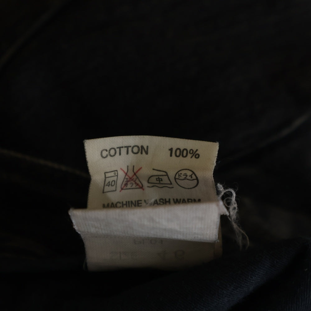 FUGA(フーガ) FLARE PANTS フレア ペンキ ダメージ 加工 パンツ ブラック