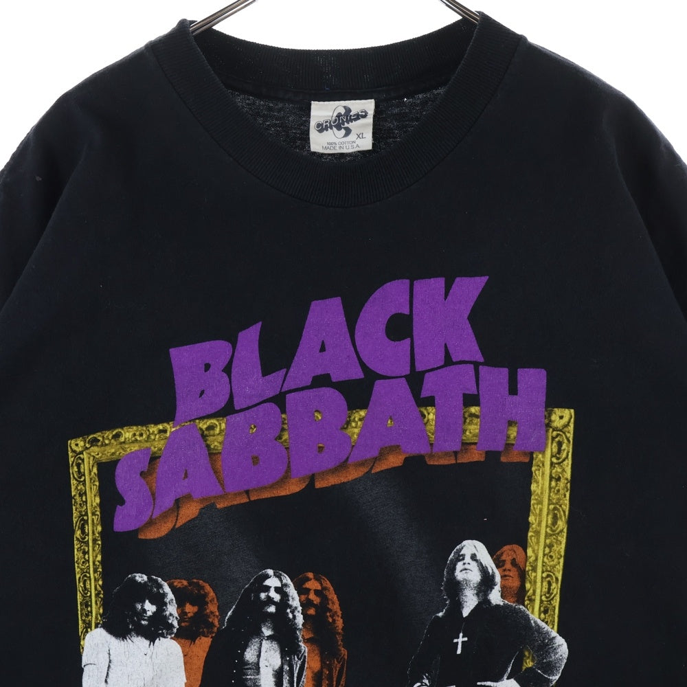 VINTAGE(ヴィンテージ) 90-00S BLACK SABBATH REUNION TOUR TEE ブラックサバツ ツアー バンド 半袖Tシャツ カットソー ブラック
