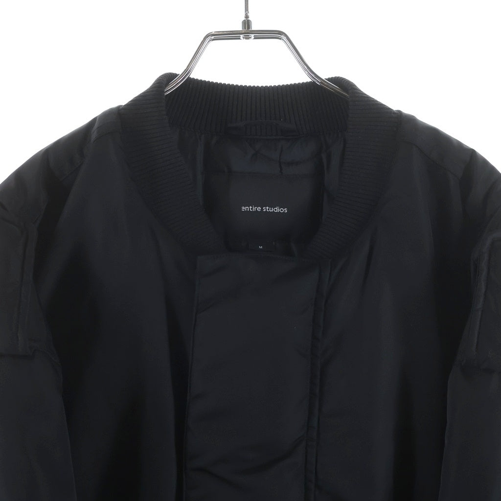 entire studios(エンタイア スタジオ) A-2 TYPE BOMBER JACKET ボンバージャケット ブラック