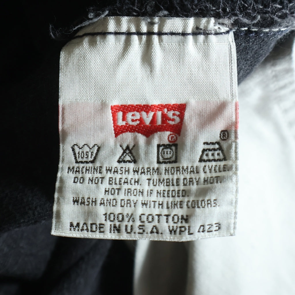 Levi's(リーバイス) 90S 501 後染め スモールe ボタン裏刻印522 デニムパンツ ブラック
