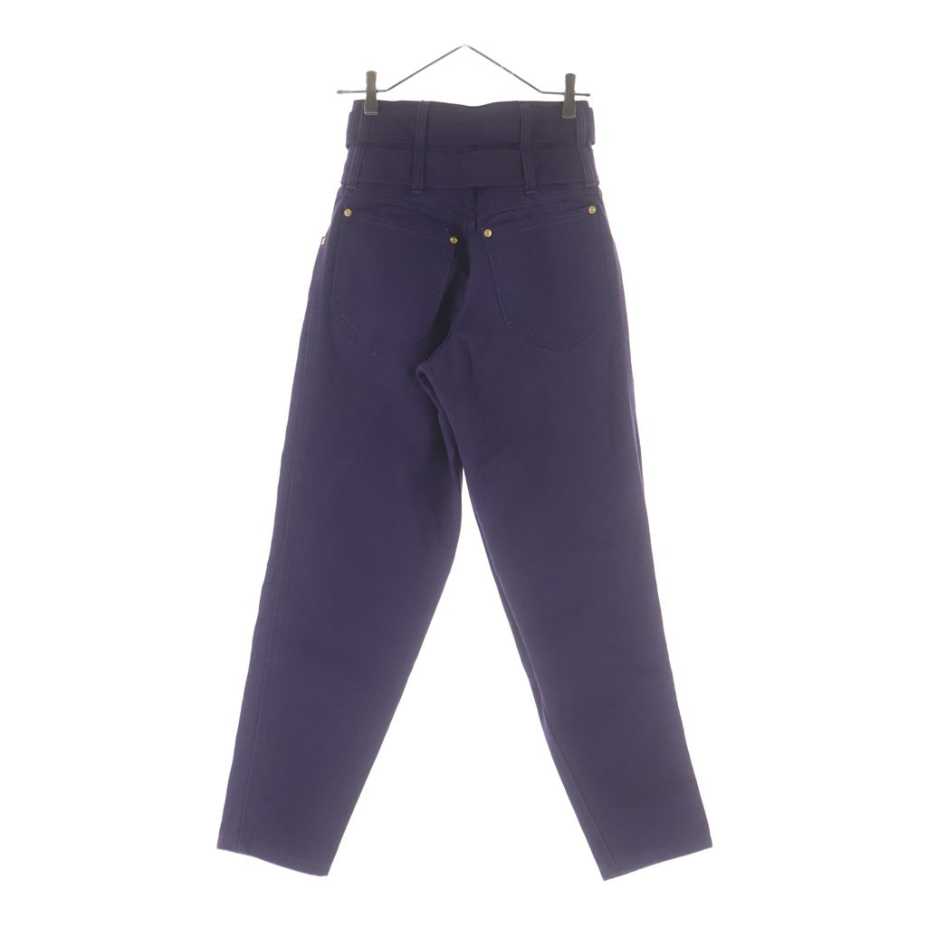 Jean Paul GAULTIER(ジャンポールゴルチエ) 99AW Archive JUNIOR GAULTIER Double Belted Work Pantsダブルベルテッド ワークパンツ パープル レディース