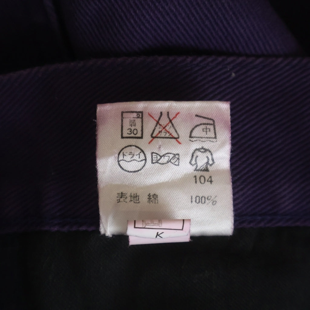 Jean Paul GAULTIER(ジャンポールゴルチエ) 99AW Archive JUNIOR GAULTIER Double Belted Work Pantsダブルベルテッド ワークパンツ パープル レディース
