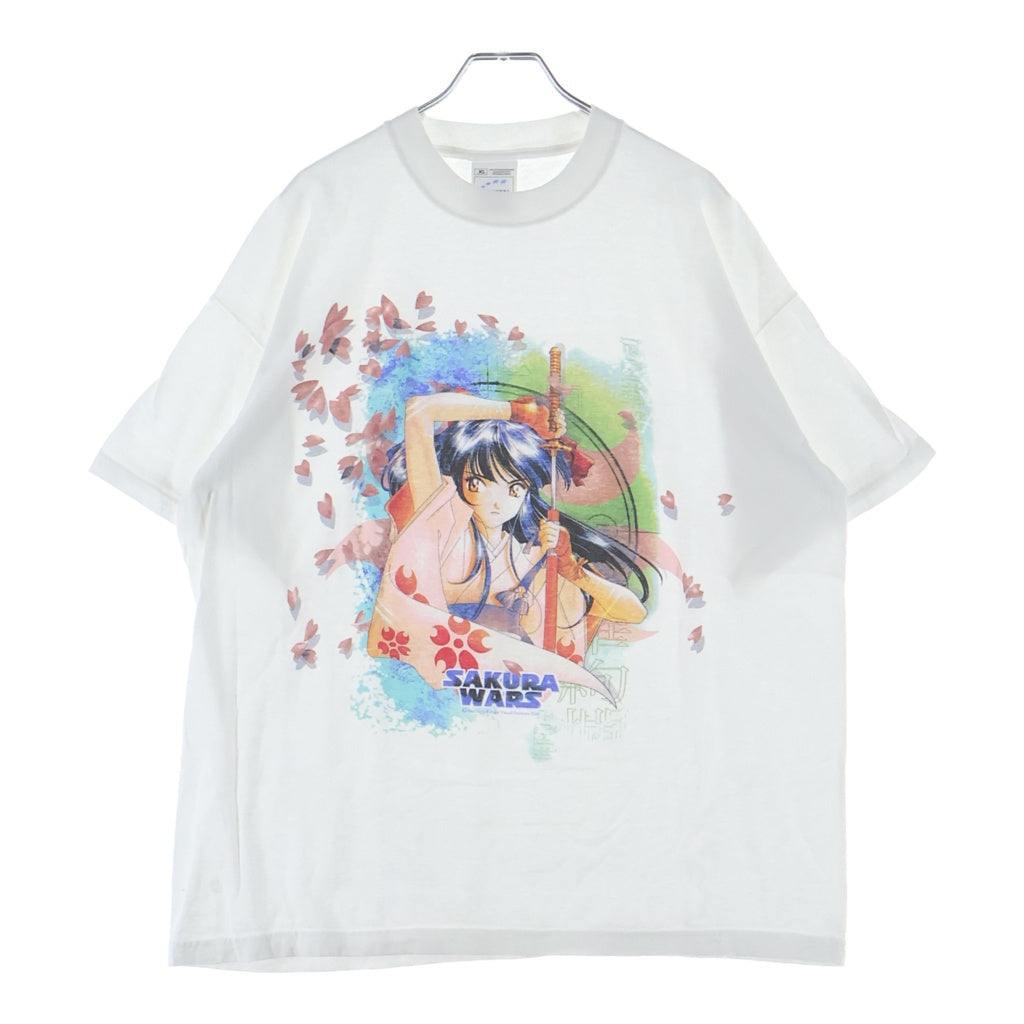 VINTAGE(ヴィンテージ) 00S SAKURA WARS PRINT TEE サクラ大戦 半袖カットソーTシャツ ホワイト