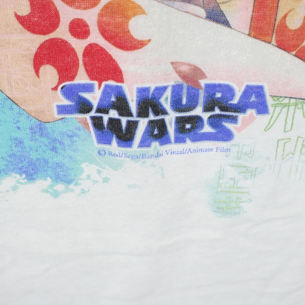 VINTAGE(ヴィンテージ) 00S SAKURA WARS PRINT TEE サクラ大戦 半袖カットソーTシャツ ホワイト