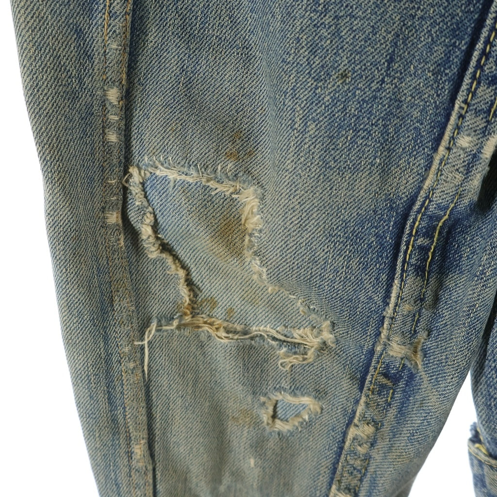 Levi's(リーバイス) 50S 507XX 2nd BIG E ハギ付き ボタン裏刻印無し レインボーステッチ デニムジャケット インディゴ