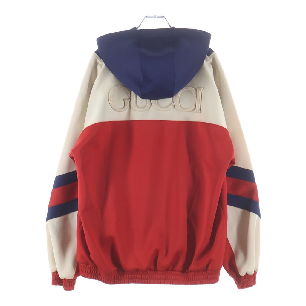 GUCCI(グッチ) Neoprene Half-Zip Webbed Jacket 706413 XJETH ハーフジップトラックジャケット マルチカラー
