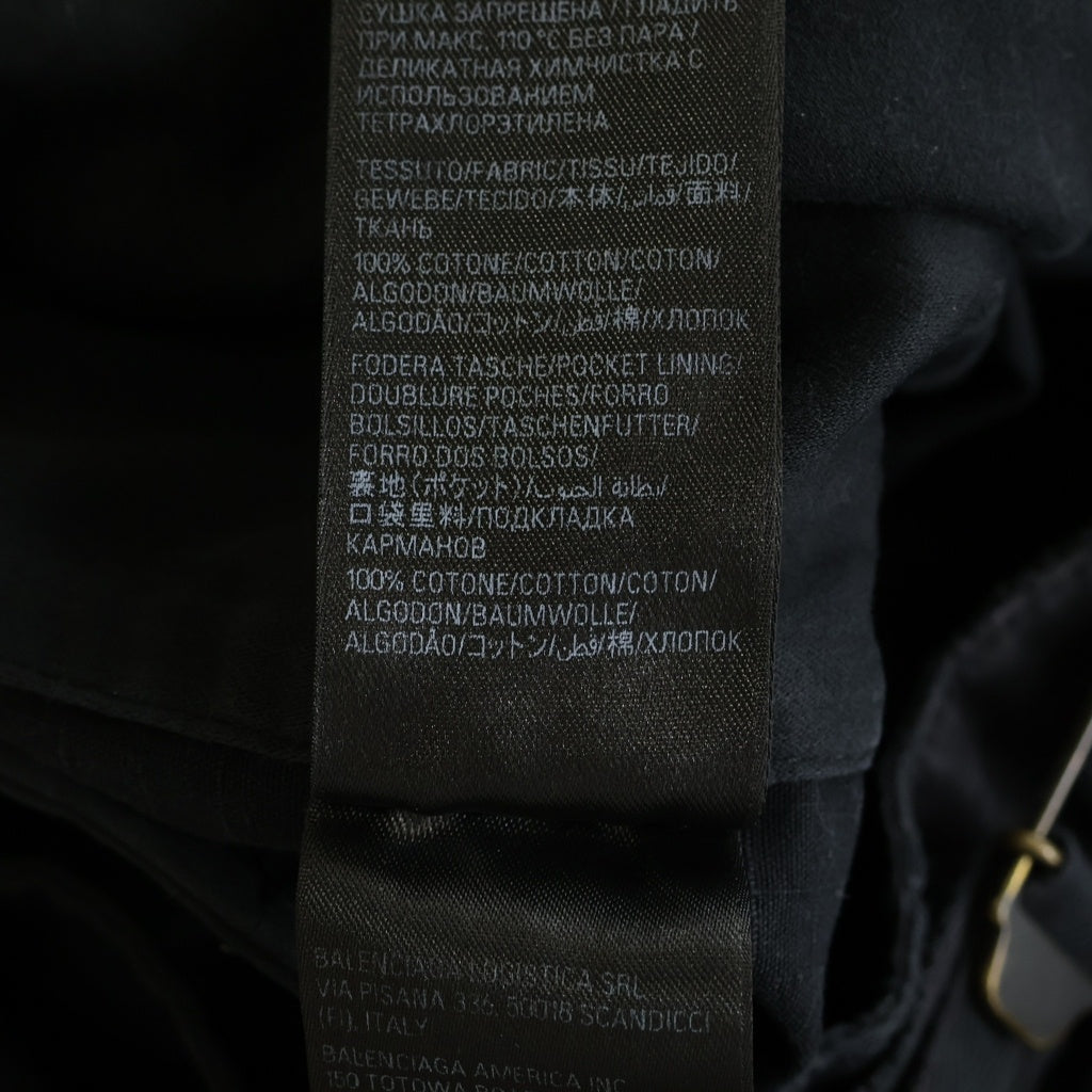 BALENCIAGA(バレンシアガ) 24SS LARGE CARGO PANTS ダメージ加工 ラージ カーゴ ロングパンツ ブラック 790982TKP271000