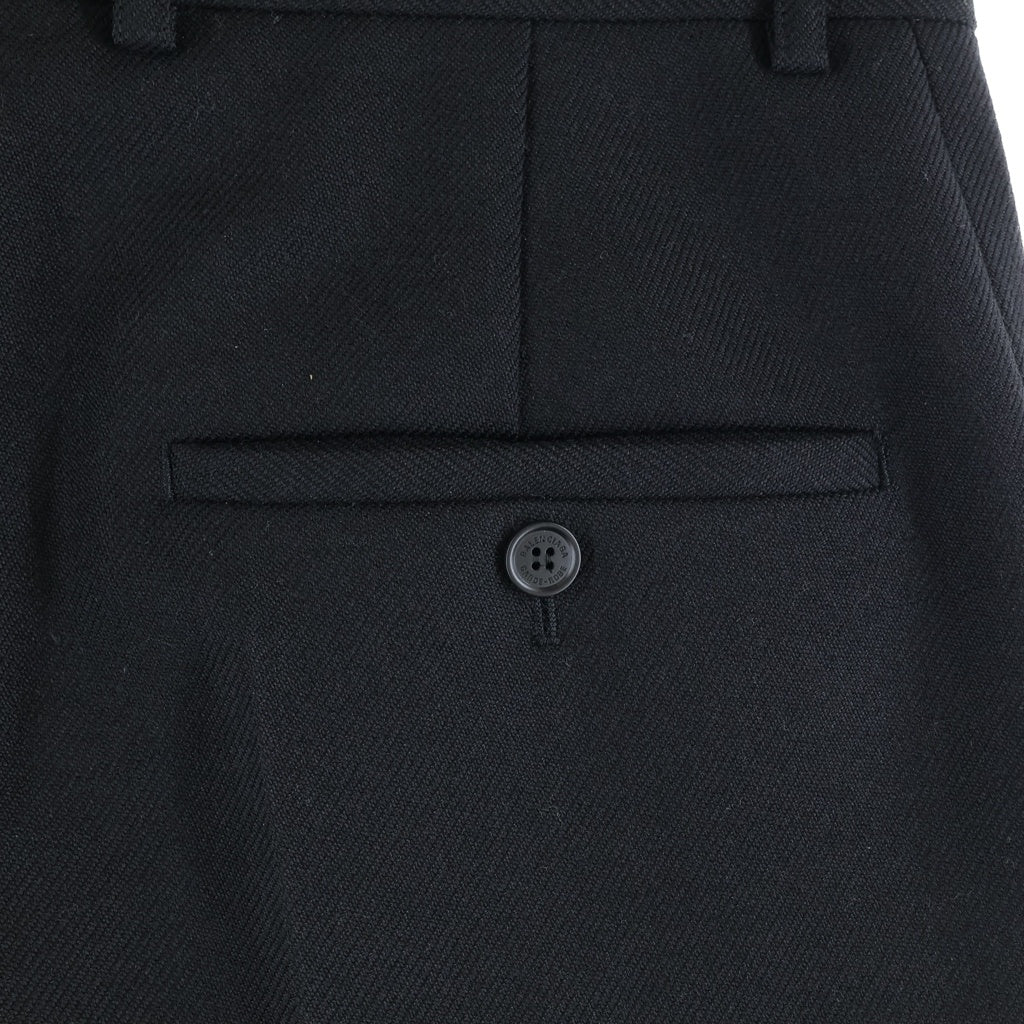 BALENCIAGA(バレンシアガ) Garde-Robe ギャルドローブ ストレート スラックス ロングパンツ ブラック 814569TKT29