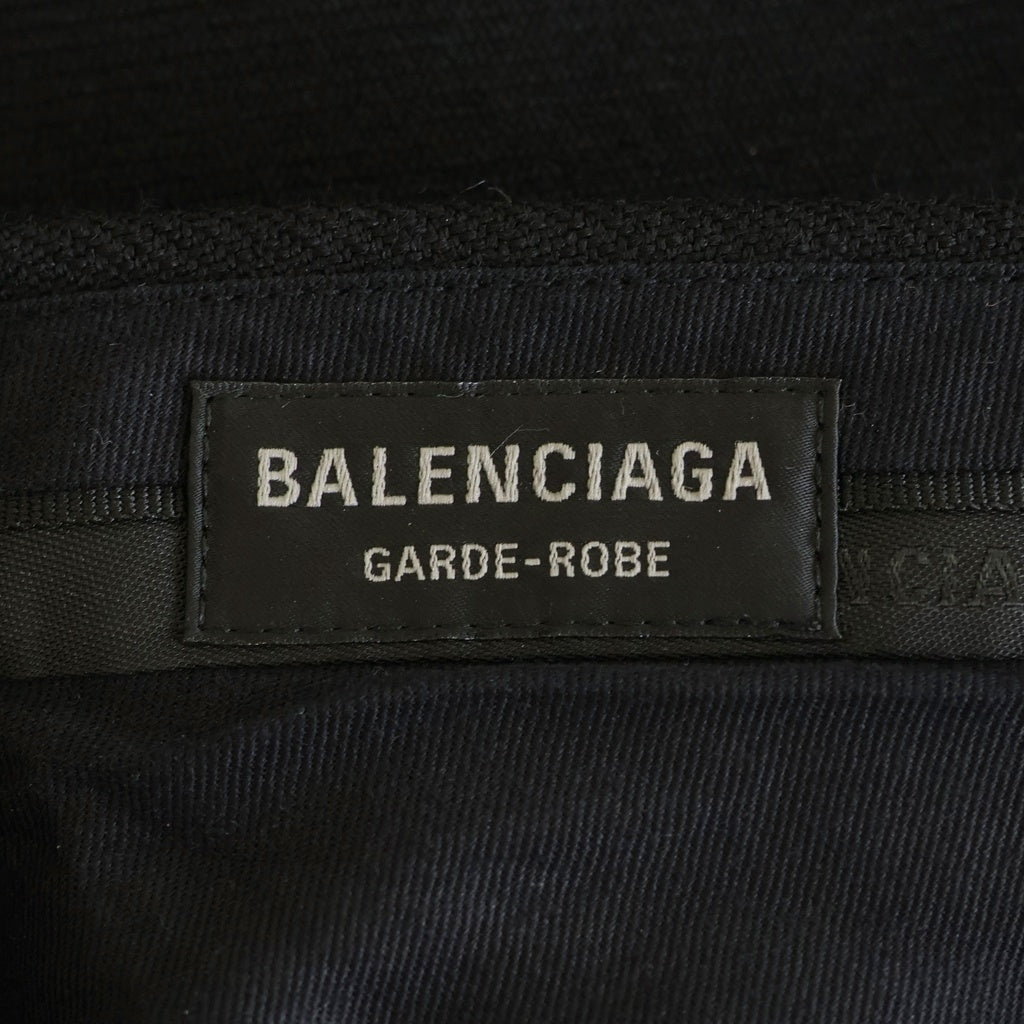 BALENCIAGA(バレンシアガ) Garde-Robe ギャルドローブ ストレート スラックス ロングパンツ ブラック 814569TKT29