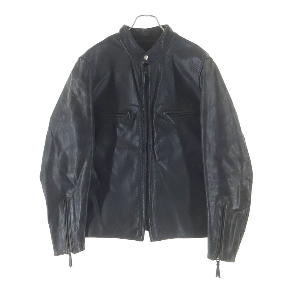 BUCO(ブコ) 50-60S 5th VINTAGE J-100 SINGLE RIDERS LEATHER JACKET シングル ライダース レザージャケット ステアハイド ブラック