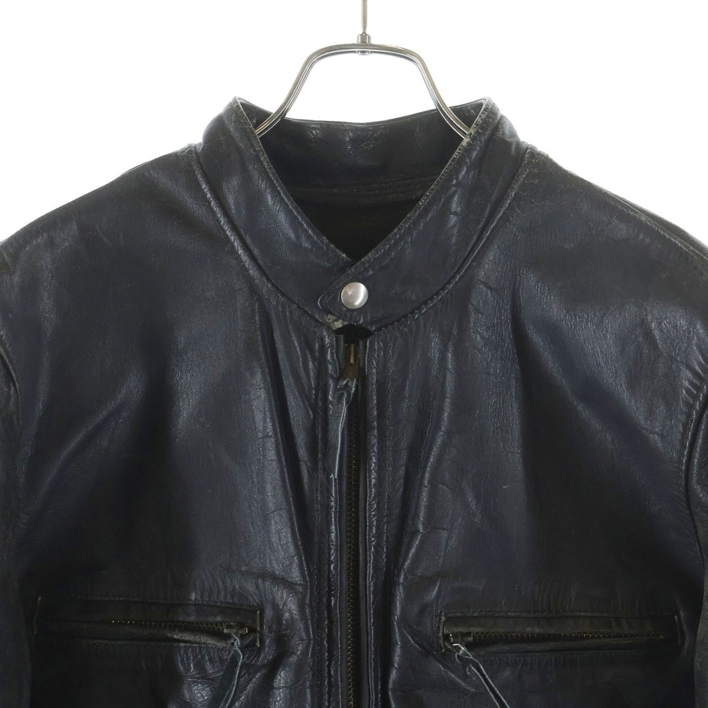 BUCO(ブコ) 50-60S 5th VINTAGE J-100 SINGLE RIDERS LEATHER JACKET シングル ライダース レザージャケット ステアハイド ブラック