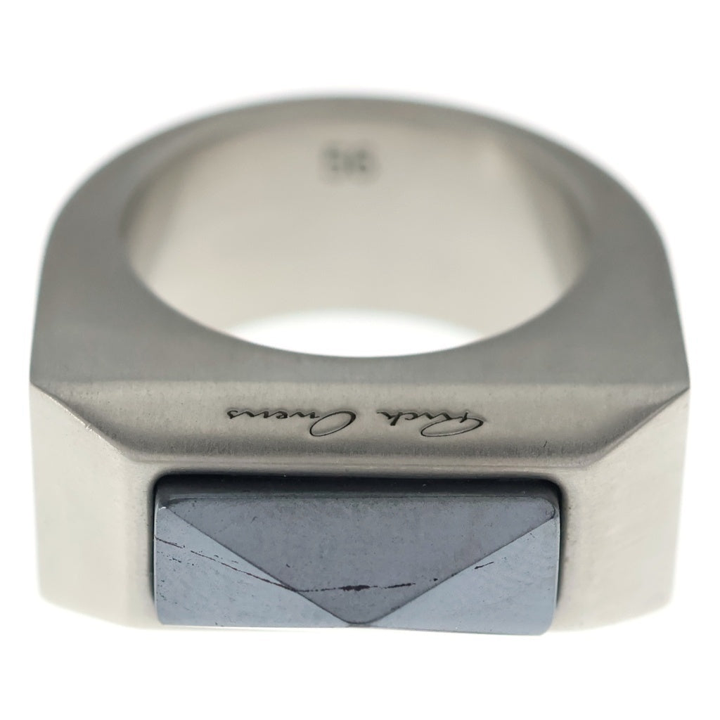 Rick Owens(リックオウエンス) Quartz Pyramid Ring クォーツ ピラミッド リング シルバー