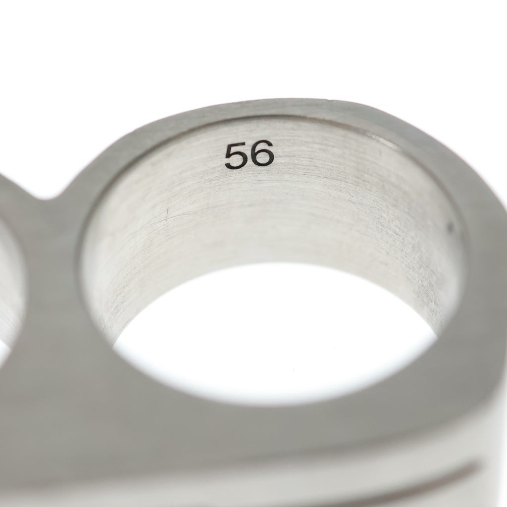 Rick Owens(リックオウエンス) 24SS LIDO DOUBLE GRILL RING PALLADIO ダブル グリル リング シルバー