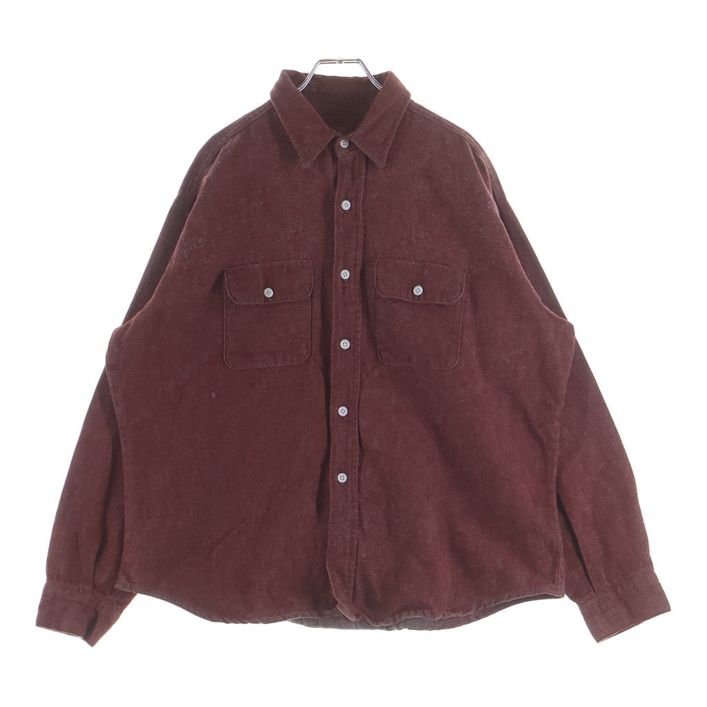 FIVE BROTHERS(ファイブブラザー) 60S 森タグ FLANNEL L/S SHIRT フランネル 長袖シャツ レッド