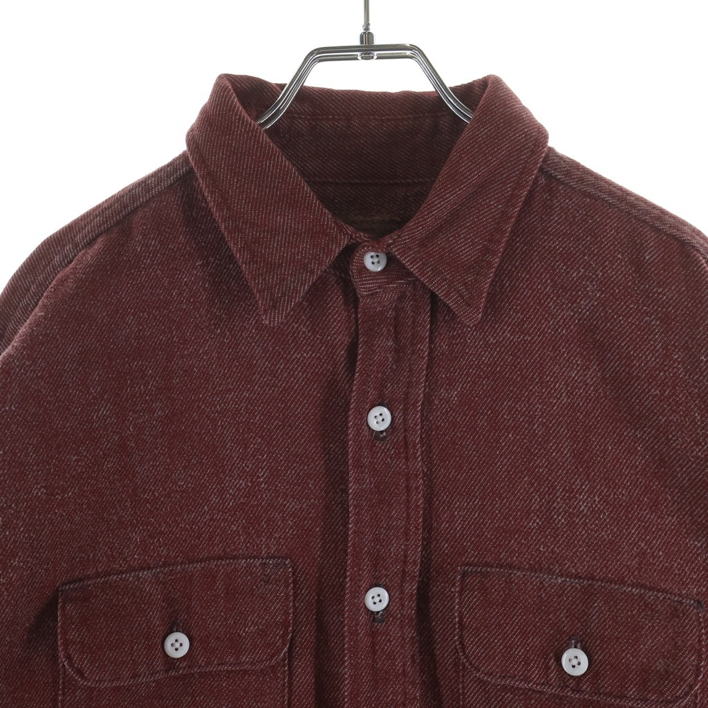 FIVE BROTHERS(ファイブブラザー) 60S 森タグ FLANNEL L/S SHIRT フランネル 長袖シャツ レッド