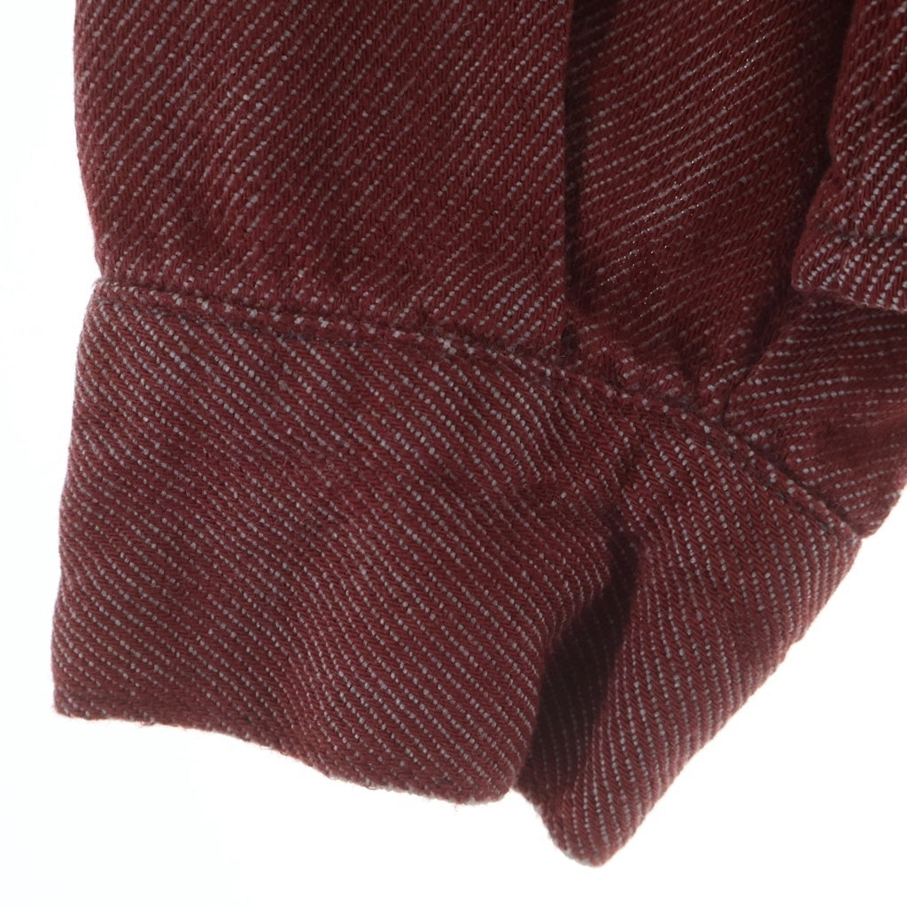FIVE BROTHERS(ファイブブラザー) 60S 森タグ FLANNEL L/S SHIRT フランネル 長袖シャツ レッド