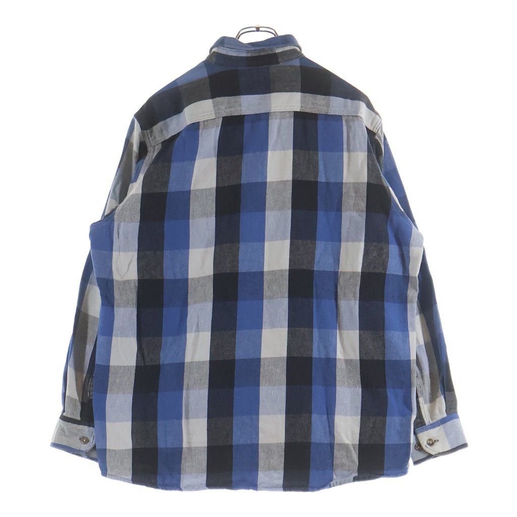 FIVE BROTHERS(ファイブブラザー) 90S FLANNEL CHECK L/S SHIRT フランネルチェック長袖シャツ ブラック/ブルー/ホワイト