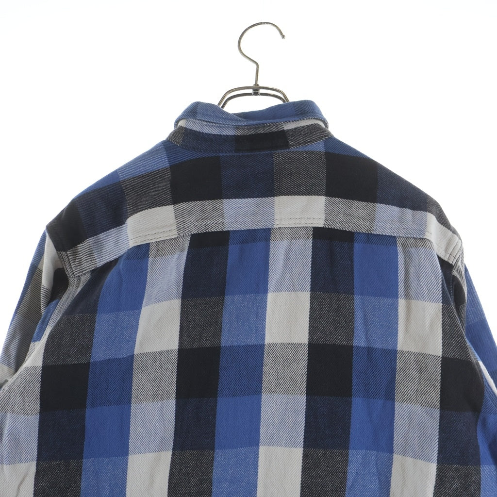 FIVE BROTHERS(ファイブブラザー) 90S FLANNEL CHECK L/S SHIRT フランネルチェック長袖シャツ ブラック/ブルー/ホワイト