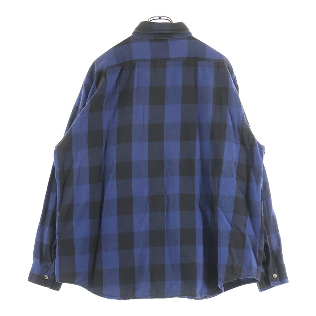 FIVE BROTHERS(ファイブブラザー) 90S FLANNEL CHECK L/S SHIRT フランネルチェック長袖シャツ ブラック/ブルー