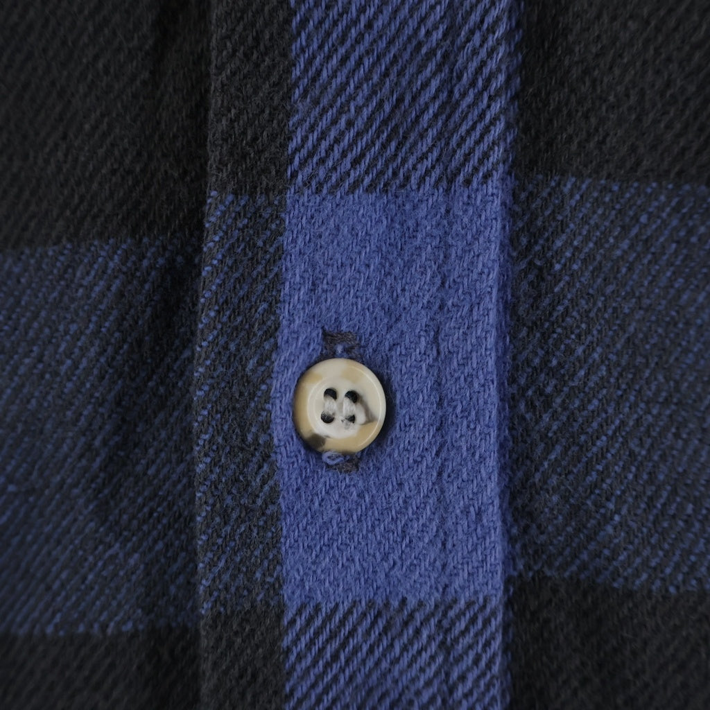 FIVE BROTHERS(ファイブブラザー) 90S FLANNEL CHECK L/S SHIRT フランネルチェック長袖シャツ ブラック/ブルー