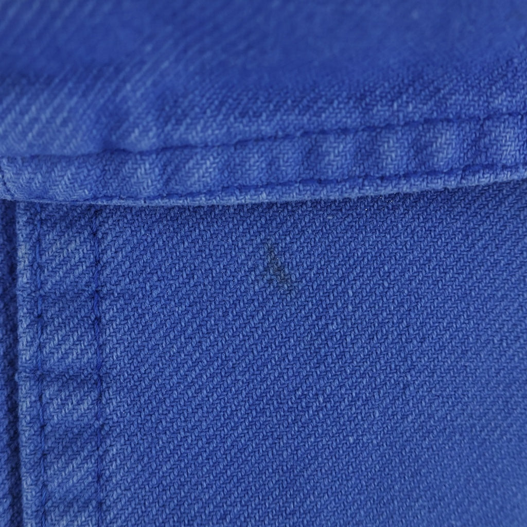 VINTAGE(ヴィンテージ) 60-70S BLUE MOLESKIN FRENCH WORK JACKET ブルーモールスキン フレンチワークジャケット ブルー