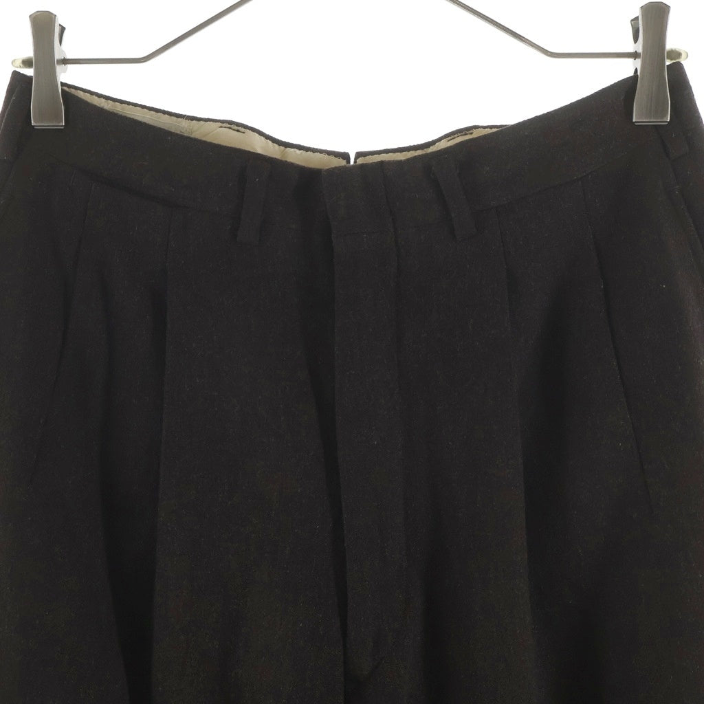 VINTAGE(ヴィンテージ) 50-60S WOOL SLACKS 片爪TALON ZIP ウールスラックスパンツ ブラウン