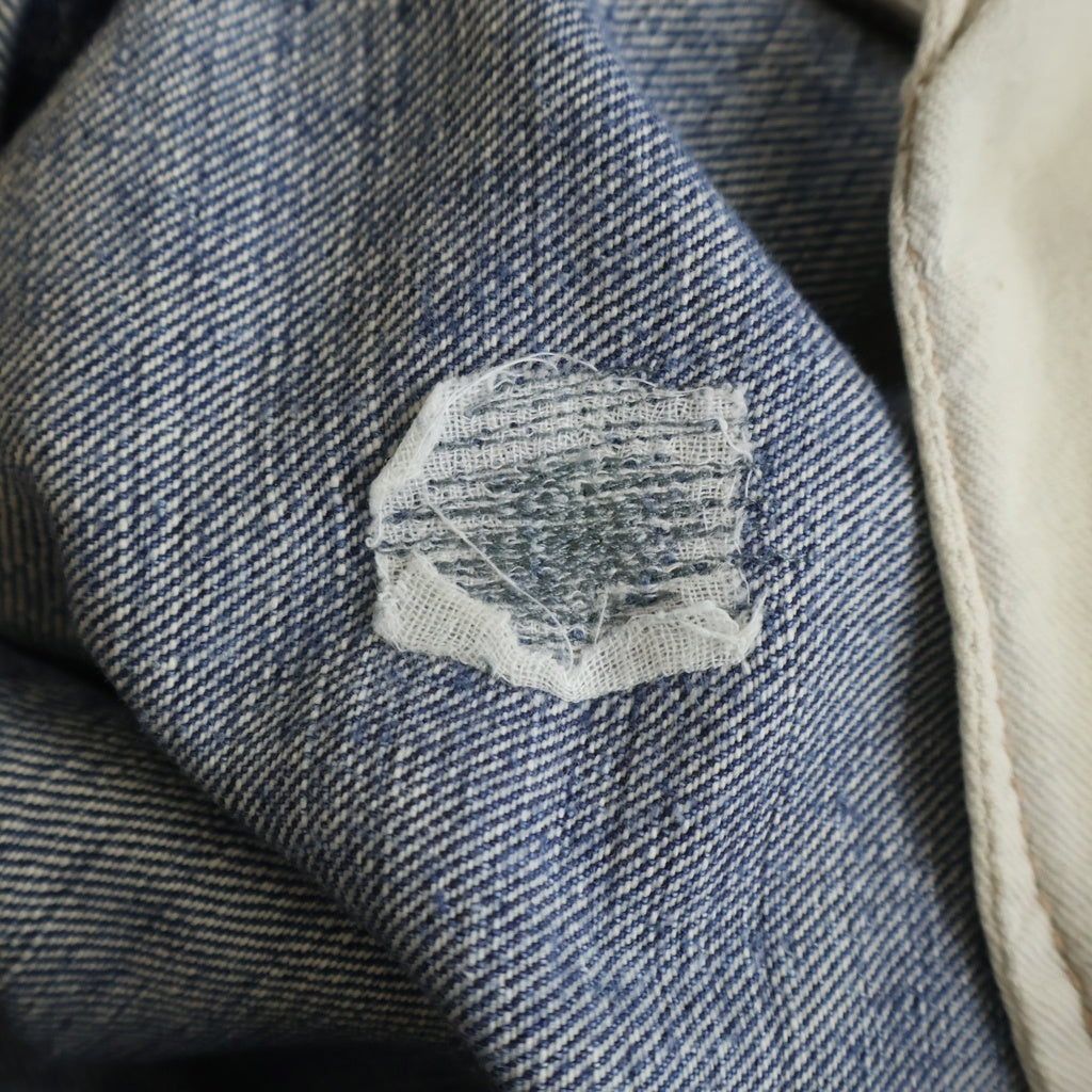 Levi's(リーバイス) 60-70S 501 BIG E 後期 並行ステッチ レインボーステッチ ボタン裏刻印6 足長R デニム パンツ インディゴ