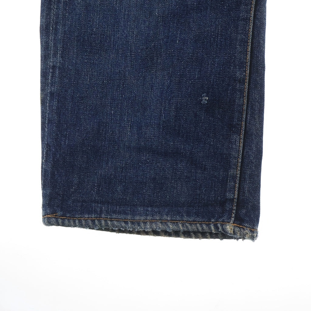 Levi's(リーバイス) 40-50S 501XX 47モデル後期 BIG E 革パッチ 片面タブ Vステッチ レインボーステッチ 通常R デニム パンツ インディゴ