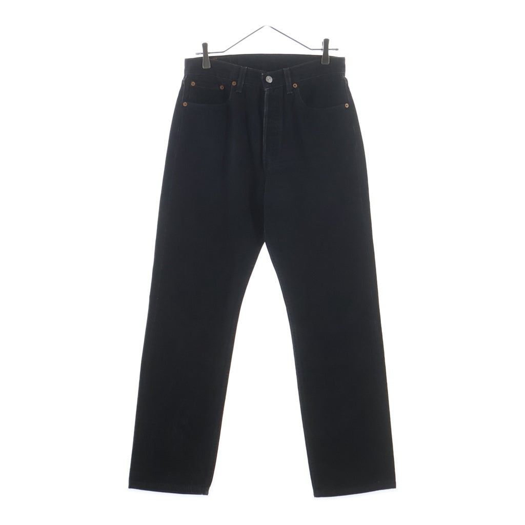 Levi's(リーバイス) 90S FOR WOMEN 後染め ボタン裏刻印544 レジスターR デニム パンツ ブラック